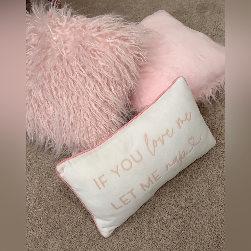 Hobby Lobby Pink Pillow Set